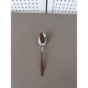 Silco Stainless MARDI GRAS 8.5" Dinner Spoons 1 Large Spoon Vintage USA 1960s